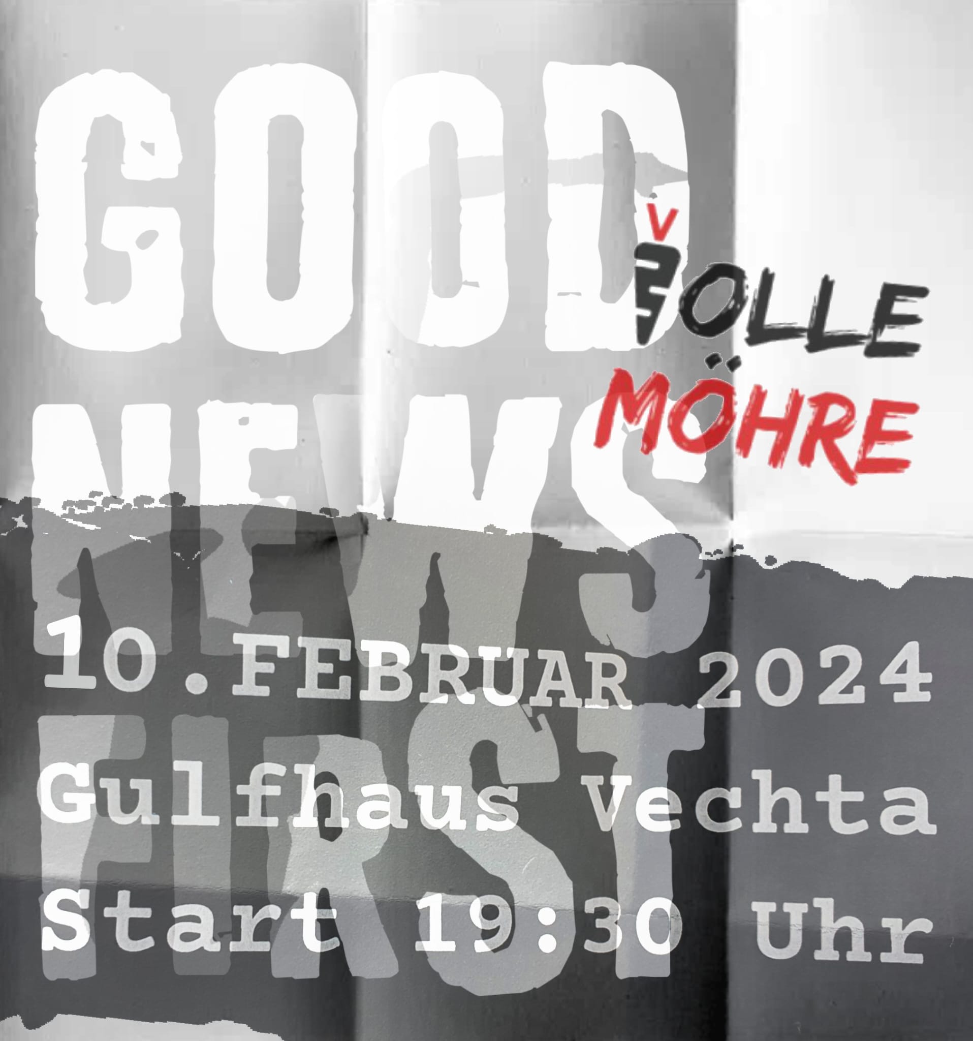 Good News First + Support: Volle Möhre