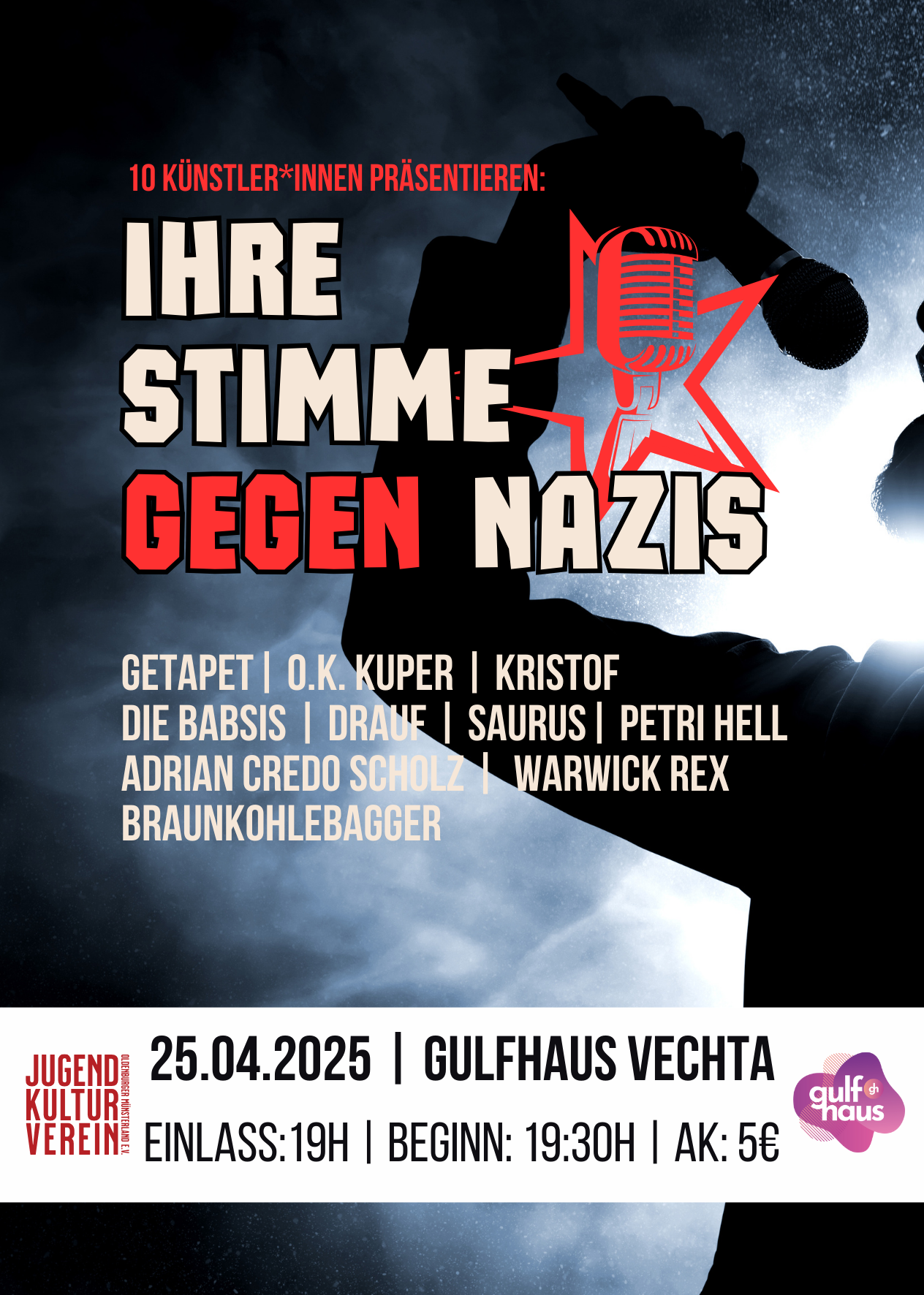 Ihre Stimme gegen nazis
